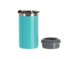 Laserable Blanks 12oz/350ml Powder Coated 4 in 1 SS Can Cooler(Mint Green)