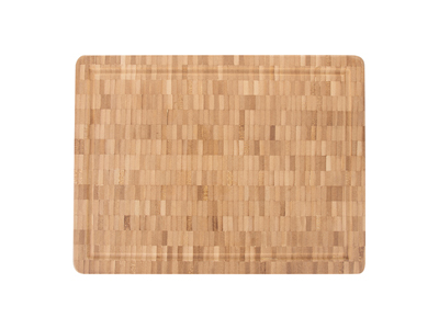 Bamboo Butcher Block with Groove 11.8&quot; x 15.7&quot; x 1.57&quot;