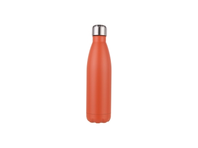 17oz/500ml Stainless Steel Cola Bottle (Matt Orange) 