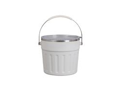 260oz/7.8L  Laser Engraving Powder Coated Ice Bucket (White)