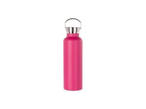 750ml/25oz Powder Coated Stainless Steel Bottle (Purple Red)