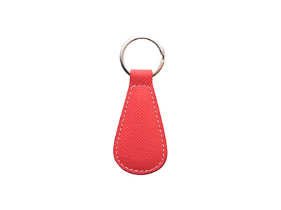 PU Leather Key Chain(Waterdrop,Red)