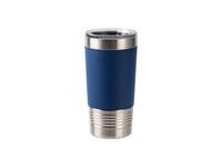 20oz/600ml Laserable Leatherette Tumbler (Dark Blue)MOQ 1000pcs