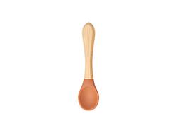 Engraving Bamboo Baby Bowl Spoon(Orange)