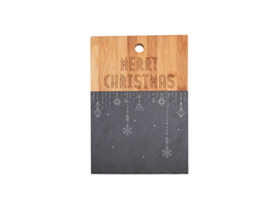 Bamboo with Slate Cutting Board (Rect,21*30cm)
