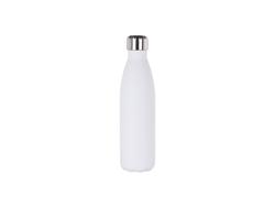 17oz/500ml Powder Coated Stainless Steel Cola Bottle(White) 