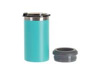 Laserable Blanks 12oz/350ml Powder Coated 4 in 1 SS Can Cooler(Mint Green)