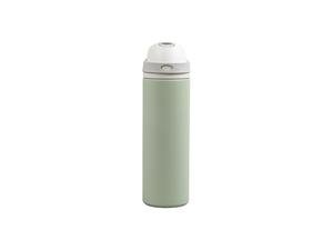 25oz/750ml Powder Coated Stainless Steel Bottle w/ Pop Lid (Green)