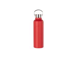 750ml/25oz Powder Coated Stainless Steel Bottle (Red)