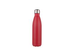 17oz/500ml Stainless Steel Cola Bottle(Matt Red)