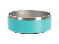 Laserable Blanks 42OZ/1250ml Powder Coated SS  Dog Bowl((Mint Green)