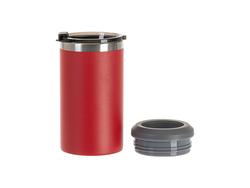 Engraving Blanks 12oz/350ml Powder Coated 4 in 1 SS Can Cooler(Red)