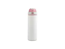 25oz/750ml Powder Coated Stainless Steel Bottle w/ Pop Lid (White)