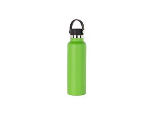 600ml/20oz Powder Coated Stainless Steel Bottle (Green)