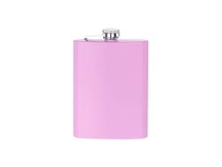 8oz/240ml Stainless Steel Hip Flask(Pink Matt)