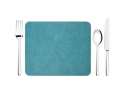 Sublimatable 19x23cm PU Leather Placemat(Green)