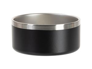 Laserable Blanks 32OZ/960ml Powder Coated SS  Dog Bowl(Black)