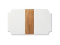 White Marble and Acacia Wood Cutting Board(23*40*1.3cm) MOQ: 500pcs