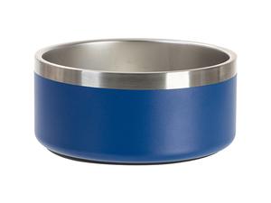 Engraving Blanks 64oz/1900ml Powder Coated SS  Dog Bowl(Royal Blue)