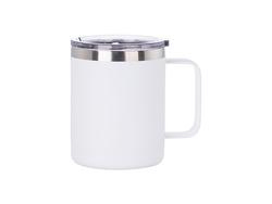 10oz/300ml Powder Coated Stainless Steel Mug(White)
