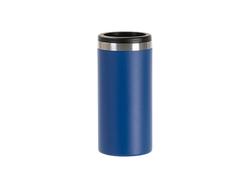 Laserable Blanks 12oz/350ml Powder Coated Slim SS Can Cooler(Royal Blue)