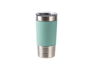 20oz/600ml Laserable Leatherette Tumbler (Mint Green)MOQ 1000pcs