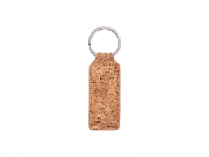 Engraving Blanks Cork Keychain (Small Rectangle)