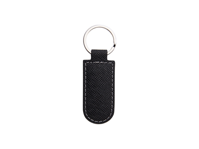 PU Leather Key Chain(Arc,Black)