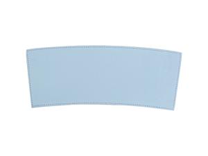 Laserable Leather Sleeve for Tumbler(Light Blue /Black,27.5*25*10cm)