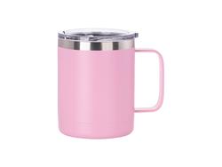 10oz/300ml Powder Coated Stainless Steel Mug(Pink)