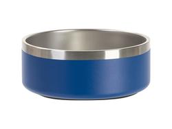 Engraving Blanks 42OZ/1250ml Powder Coated SS  Dog Bowl(Royal Blue)