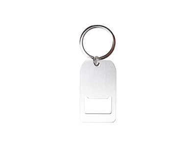 Plain Bottle Opener Keychain for Engraving(Rect)