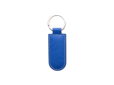 PU Leather Key Chain(Arc,Blue)