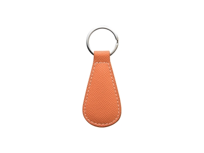 PU Leather Key Chain(Waterdrop,Orange)