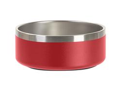 Engraving Blanks 42OZ/1250ml Powder Coated SS  Dog Bowl(Red)