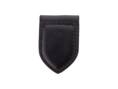 PU Leather Money Clip(Award Shape, Black)