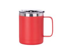 10oz/300ml Powder Coated Stainless Steel Mug(Red)
