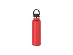 600ml/20oz Powder Coated Stainless Steel Bottle (Red)