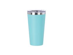 16oz/480ml Powder Coated Stainless Steel Tumbler(Mint Green)