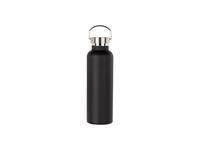 750ml/25oz Powder Coated Stainless Steel Bottle (Black)