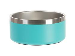 Engraving Blanks 64oz/1900mlPowder Coated SS  Dog Bowl((Mint Green)